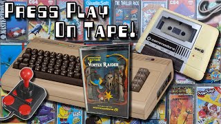 419 C64 Press Play on Tape 24Vortex Raider Nothing to write home about Commodore 64 [upl. by Ob256]