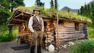 Alone at Dick Proennekes Log Cabin in the Wilderness  Silence and Solitude in Alaska [upl. by Shurlocke827]