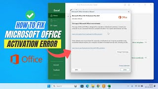 How to Fix quotThis copy of Microsoft Office is not activatedquot [upl. by Lianna]