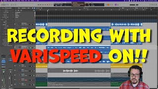 Recording with Varispeed On  Logic Pro Tips [upl. by Perry393]