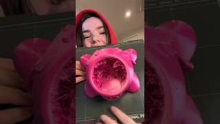 Making a DIY coffee knock box that looks like Kirby 3dprinting [upl. by Hare]