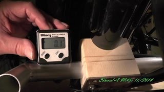 Recumbent Trike SidePod Bags DIY Part 2 of 3 20141124 Performer Bar Mount [upl. by Awra589]