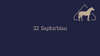 32 Saphirblau [upl. by Noerb736]