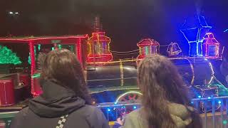 2024 11 16 17 53 02 Zoo Train at BrewLights at Oregon Zoo Portland Oregon [upl. by Birkle356]