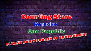 Counting Stars Karaoke [upl. by Mclaughlin]