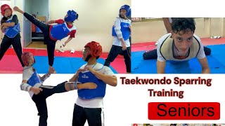 Taekwondo Sparring Training  National Taekwondo Academy NepalDinesh Tamangnepal besttaekwondo [upl. by Iinden631]