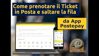 Come Prenotare il Ticket in Posta da App Postepay ed evitare la coda [upl. by Hulen]