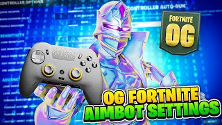 NEW BEST Aimbot Controller Settings For Fortnite Season OG BEST XBOXPS4 Sensitivity [upl. by Honora]