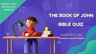 Book of John Bible Questions  Bible Quiz [upl. by Maillil]