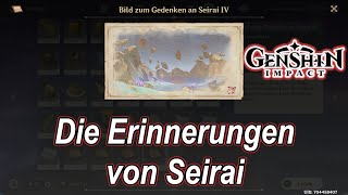 💪Genshin Impact  Weltauftrag Die Erinnerungen von Seirai SeiraiInazuma💪 [upl. by Alexa]