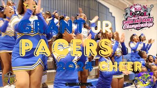 AYC 2024 cheerleading championships Grant Jr Pacers Cheer Champions [upl. by Novia]