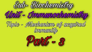 Immunochemistry  biochemistry  part3 [upl. by Sulokcin]