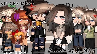 Afton’s meet WILLIAMS FAMILY  FNAF  My AU [upl. by Narak]