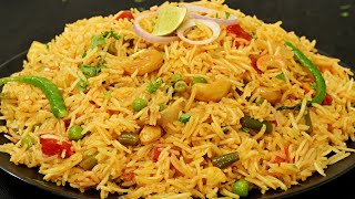 Even Beginner Can Make Perfect Vegetable Pulao With This Recipe  Easy Rice Recipe [upl. by Assenal458]