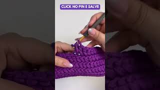 Pount pour beau sac au crochet stitch for crochet bag crochet crochetpatterns tutocrochet [upl. by Anyad997]