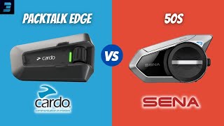 Cardo Packtalk Edge VS Sena 50S  To The Test [upl. by Anawqahs]