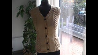 GILET FEMME 1 PARTIE [upl. by Hazel]