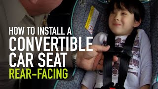 Rearfacing car seat installation [upl. by Renie]