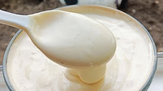 มายองเนสญี่ปุ่นแบบคิวพี How to make Japanese mayonnaise Kewpie mayo recipe [upl. by Adnav268]