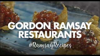 Tuna Tartare Recipe  Gordon Ramsay [upl. by Stoops]