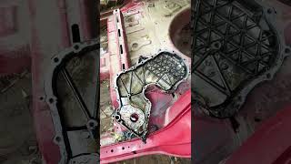 mahindra scorpio engine oil leaking [upl. by Younger]