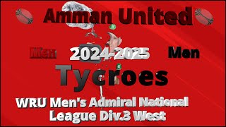 Amman United RFC v Tycroes RFC 2024 2025 [upl. by Ttergram965]