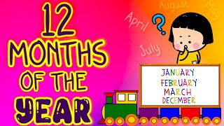 12 Months Of The Year  12 Months Name  January February March  Learn The Months For Kids [upl. by Nyrret]