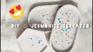 DIY  Tutorial  Jesmonite Terrazzo Tray [upl. by Karolina]