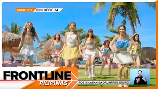 ‘Pantropiko’ ng BINI top song sa Billboard PH chart  Frontline Pilipinas [upl. by Lien]