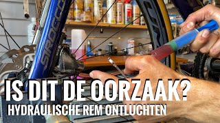 De BESTE manier om je SHIMANO HYDRAULISCHE REM te ONTLUCHTEN  Dit moet je weten 21 [upl. by Hendrika]