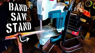 Making a Portable Band Saw Stand  John Switzer Style [upl. by Vite]