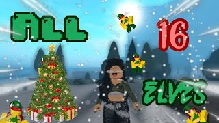 ALL 16 ELVES LOCATIONS Elf Hunt 2022 in Bloxburg [upl. by Cthrine]