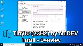 Tiny10  Windows 10 for Old amp LowSpec Computers [upl. by Candyce]