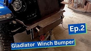 2023 Gladiator Custom Winch Bumper Build Ep2 [upl. by Narra]