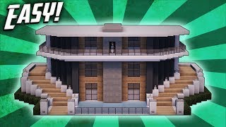 Minecraft How To Build A Modern Mansion House Tutorial 23 [upl. by Ahseinad]