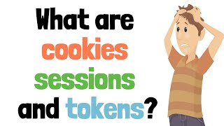 Difference between cookies session and tokens [upl. by Aiuqet894]