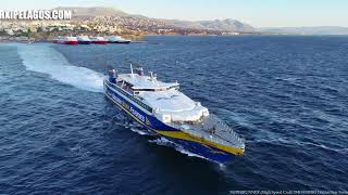 SUPERRUNNER High Speed Craft IMO9141883 Golden Star Ferries [upl. by Joelie243]