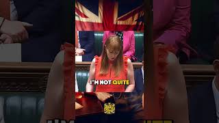 Angela Rayner caught reading script uk politics [upl. by Katharyn]