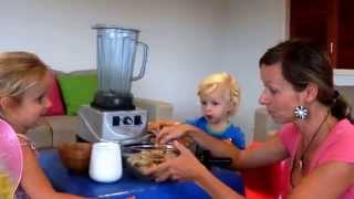 Raw Ice Cream For Kids Using Optimum Blender [upl. by Nayar]