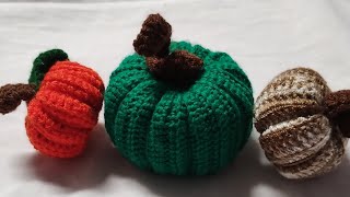 Época de calabazas 🎃🎃🎃 el paso a paso 😃crochet hilocristal acrilan acrilasa [upl. by Dorothea]