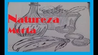 Desenhando Natureza morta técnica de formas geométricas quotesboçoquot [upl. by Ellenid761]