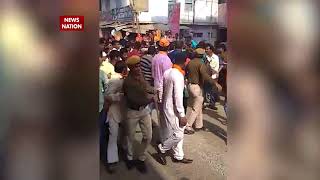 MP CM Shivraj Singh Chauhan slaps a man during a road show in Sardarpur [upl. by Ynagoham]