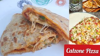 Calzone Pizza on Tawarestaurant style Calzone pizza at home [upl. by Eetnahs]