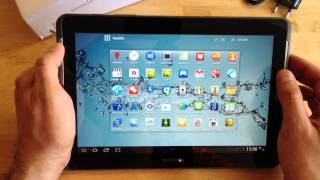 Samsung Galaxy Tab 2 101  démarrage et utilisation [upl. by Tutt957]