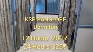 IRCTC  Dormitory and Retiring Rooms in KSR Banglore Railway Station dormitory short bangalore [upl. by Fawcett506]