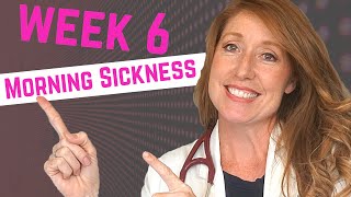 6 Weeks Pregnant 6 week Ultrasound Morning Sickness and baby Development [upl. by Nickolai]