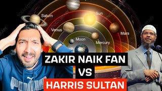 ZAKIR NAIK FAN VS HARRIS SULTAN ON SCIENCE IN THE QURAN [upl. by Enerod452]