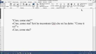 Scorciatoie 2 Inserire virgolette di dialogo [upl. by Florentia]