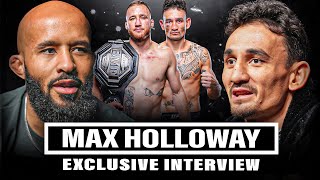 MAX HOLLOWAY on GAETHJE BMF TITLE FIGHT TOPURIA amp ISLAM MAKHACHEV  EXCLUSIVE INTERVIEW [upl. by Salli206]