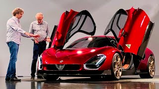 Exclusive walkaround the new £17M Alfa Romeo 33 Stradale supercar with its designer [upl. by Olnton]